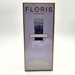 Floris London Lavender Enriched Body Moisturizer 8.5 fl oz 250ml NIB RARE